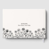 Elegant Minimalistic Wedding Guest book ゲストブック (裏面)