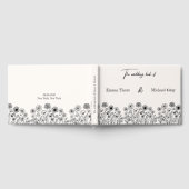 Elegant Minimalistic Wedding Guest book ゲストブック (全面)