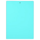 Elegant Mint Gold Holographic Notebook クリップボード (裏面)
