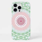 Elegant Mint Rose Mandala Design iPhoneケース (裏面)