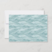 Elegant Mint RSVP Card (裏面)