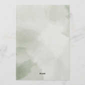 Elegant Miss to Mrs Bridal Shower Invitation 招待状 (裏面)