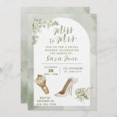 Elegant Miss to Mrs Bridal Shower Invitation 招待状 (正面/裏面)
