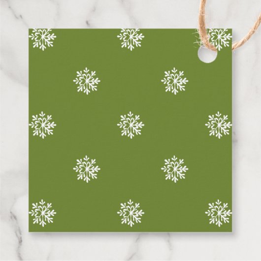 Elegant Mistletoe Christmas フェイバータグ (裏面)