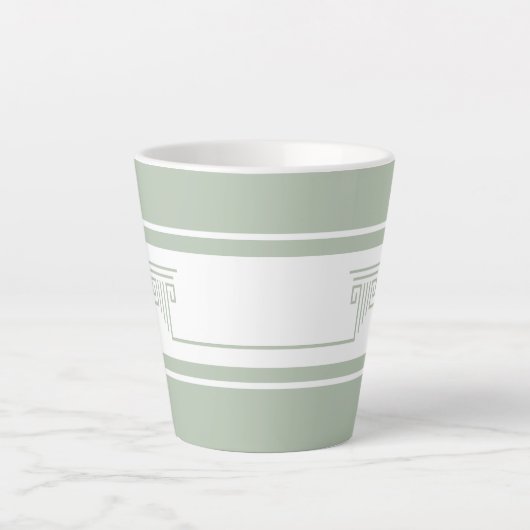 Elegant Modern カフェラテマグ (正面)