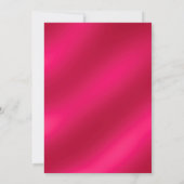 Elegant Modern Arch Ruby 40th Anniversary Party セーブザデート (裏面)