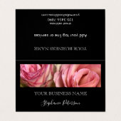 Elegant Modern Black Photo Template Professional  名刺 (外部フラット)