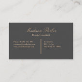 Elegant Modern Blumen Pastell 名刺 (裏面)