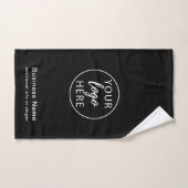 Elegant Modern Business Logo Custom Hand Towel ハンドタオル (ハンドタオル)