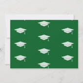 Elegant Modern Calligraphy Photo Graduation Party  招待状 (裏面)