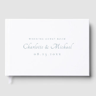 Elegant Modern Calligraphy Wedding ゲストブック