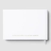 Elegant Modern Calligraphy Wedding ゲストブック (裏面)