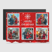 Elegant Modern Christmas Family Photo Design (正面/裏面)