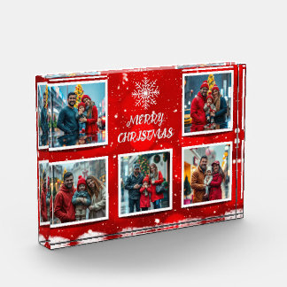 Elegant Modern Christmas Family Photo Design フォトブロック