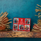 Elegant Modern Christmas Family Photo Design フォトプラーク (側面)