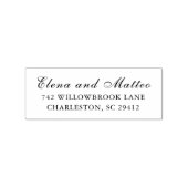 Elegant Modern Classic Wedding ラバースタンプ (インプリント)