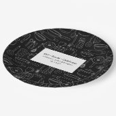 Elegant Modern Cooking Party Chef Birthday Party ペーパープレート (アングル)