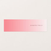 Elegant Modern Create Your Own Template 名刺 (外部フラット)