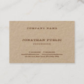elegant Modern Distressed Text Companyテンプレート 名刺 (裏面)