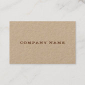 elegant Modern Distressed Text Companyテンプレート 名刺 (正面)