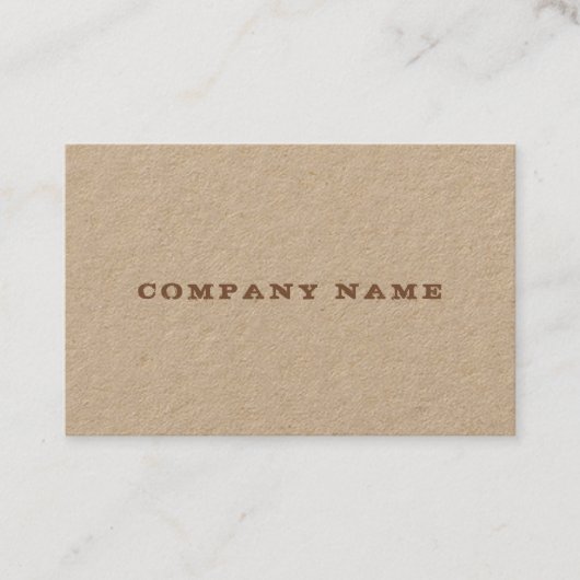 elegant Modern Distressed Text Companyテンプレート 名刺 (正面)
