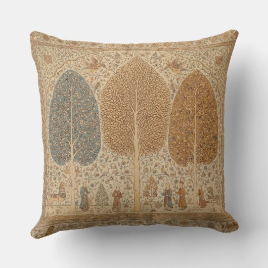 Elegant modern ethnic stylish retro pattern  クッション (裏面)