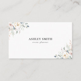 Elegant Modern Floral 名刺