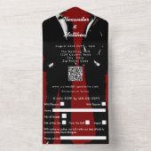 Elegant Modern Gay Men Wedding オールインワン招待状 (内側)