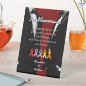 Elegant Modern Gay Men Wedding Rainbow In Memoriam 台座サイン (インサイチュ)