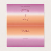 Elegant Modern Gay Men Wedding Rainbow Place Cards (外部フラット)