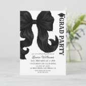 Elegant Modern Graduation 招待状 (スタンド正面)