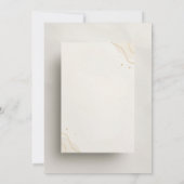 Elegant Modern Invitation Card Minimal Luxury Even 招待状 (裏面)