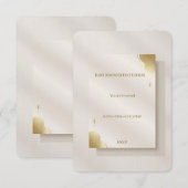 Elegant Modern Invitation Card Minimal Luxury Even 招待状 (正面/裏面)