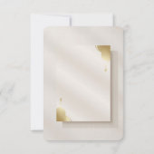 Elegant Modern Invitation Card Minimal Luxury Even 招待状 (裏面)