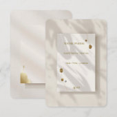 Elegant Modern Invitation Card Minimal Luxury Even 招待状 (正面/裏面)