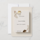 Elegant Modern Invitation Card Minimal Luxury Even 招待状 (正面)
