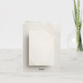 Elegant Modern Invitation Card Minimal Luxury Even 招待状 (裏面)