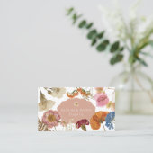Elegant Modern Luxury Wildflower Botanical Floral 名刺 (スタンド正面)
