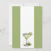 Elegant Modern Margs and Matrimony Bridal Shower 招待状 (裏面)