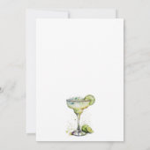 Elegant Modern Margs and Matrimony Bridal Shower 招待状 (裏面)