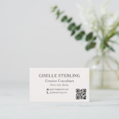 Elegant Modern Minimal Professional Photo 名刺 (スタンド正面)