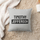 Elegant Modern Minimalist Own Name クッション (ブランケット)