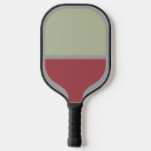 Elegant Modern Monogram Pickleball Symbol ピックルボールラケット (裏面)