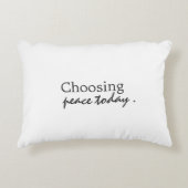 Elegant modern motivational quote Accent Pillow アクセントクッション (正面)