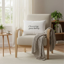 Elegant modern motivational quote Accent Pillow アクセントクッション