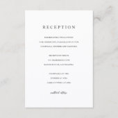 Elegant Modern Neutral Wedding エンクロージャーカード (正面)