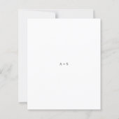 Elegant Modern Neutral Wedding Invitation (裏面)