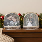 Elegant Modern Newlyweds Keepsake Christmas