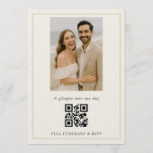 Elegant Modern Photo Wedding 招待状 (裏面)