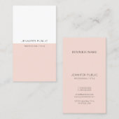 Elegant  Modern Professional Template Simple 名刺 (正面/裏面)